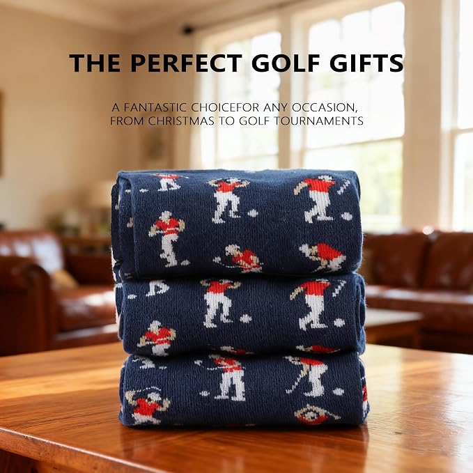 Annoyed Golf Socks for Men,Christmas Stocking Stuffers Gift for Dad Husband, Funny Golf Accessories Gifts for Men