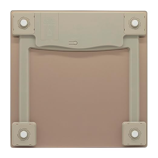Taylor Digital Scale for Body Weight, 400 LB Capacity, Durable Glass Platform 11.8 x 11.8 Inches, Easy Read 3.2 x 1.5 In Display, Offering Daily Use in Homes for Enhance Performance, Champagne