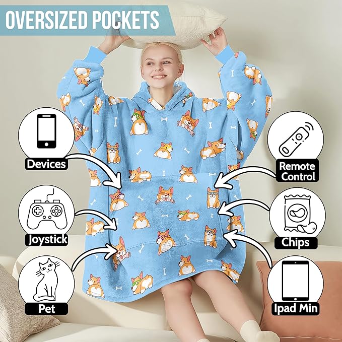 Wearable Blanket Hoodie For Mom Wife Best Ever Hoodie- Christmas Gift From Husband Daughter Anniversary Birthday