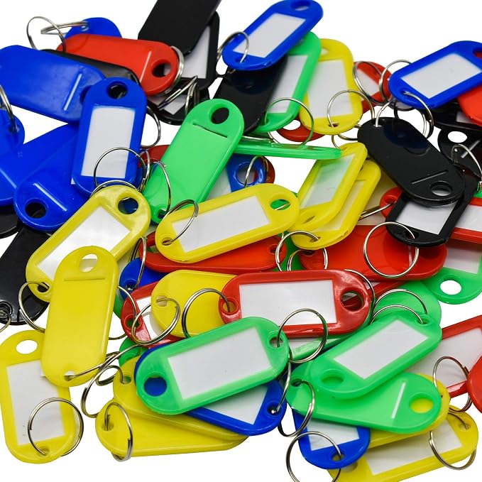 Maydahui 2 PCS Key Organizer Manager Portable Keychain with 28 Separable Key Rings and 30 Assorted Color Key Tags