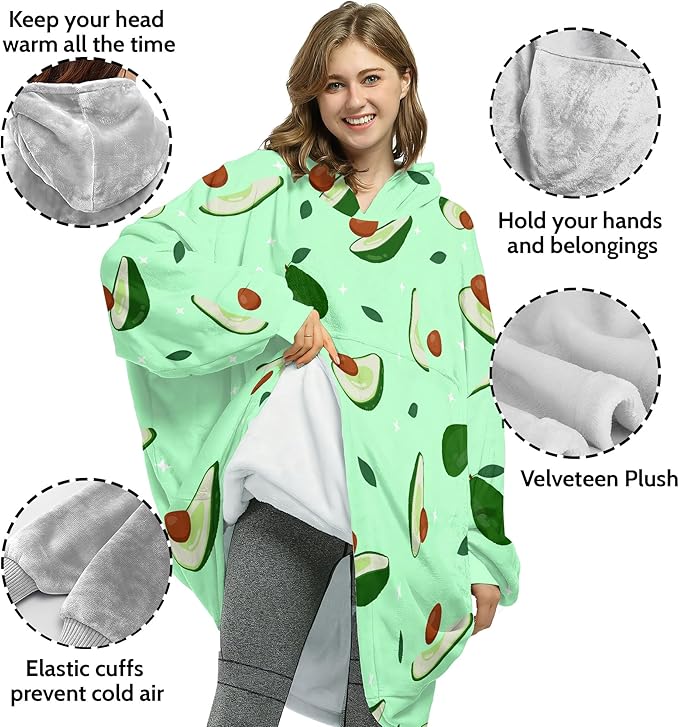 Wearable Blanket Hoodie For Mom Wife Best Ever Hoodie- Christmas Gift From Husband Daughter Anniversary Birthday