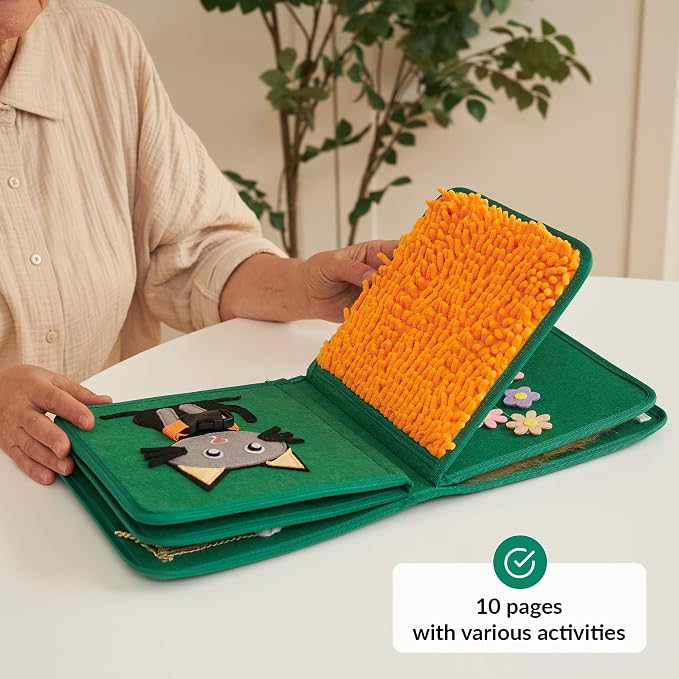 Fidget Book for Elderly | Blanket for Dementia | Dementia Products | Gift, Activities for Seniors with Alzheimer’s