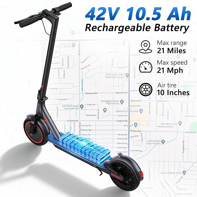 MAXSHOT Electric Scooter Adults, Foldable Electric Scooter with Seat & Basket, 750W Peak Motor, 48V 10.4Ah Battery, 14" Tires, Vicont APP Control, Dual Suspension, Electronic Lock