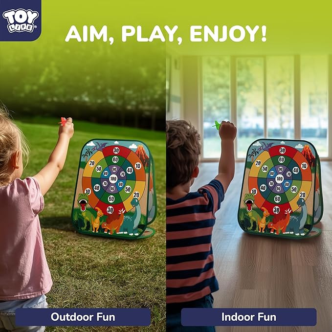 TOY Life Toddler Outdoor Toys for Kids Ages 4-8, Bean Bag Toss, Outside Yard Games for Kids Cornhole, Indoor Lawn Backyard Games Birthday Family Party Toddler Game, Gift for Boys 3 4 5 6 7