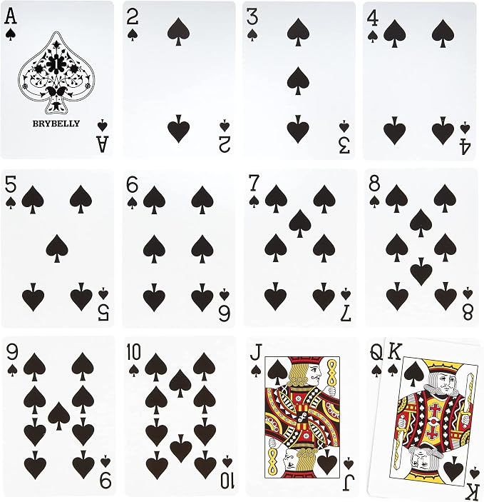 Rummy Card Game Kit - Classic Family Melding Game for 2-6 Players - Two Plastic-Coated Poker-Size, Standard Index Decks of 54 Cards + 25 Tear-Away Score Pads + Full Instructions for Gin Rummy