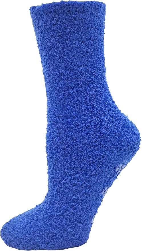12 Pairs Fuzzy Socks for Women, Soft Fluffy Cozy Thick Warm Winter Holiday Stocking Stuffer Bulk Pack