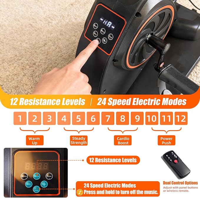 Arm and Leg Exercise Pedal Machine for Seniors, Seated Rehabilitation Bike for Physical Therapy, Elderly Stroke Recovery & Mobility Training Equipment