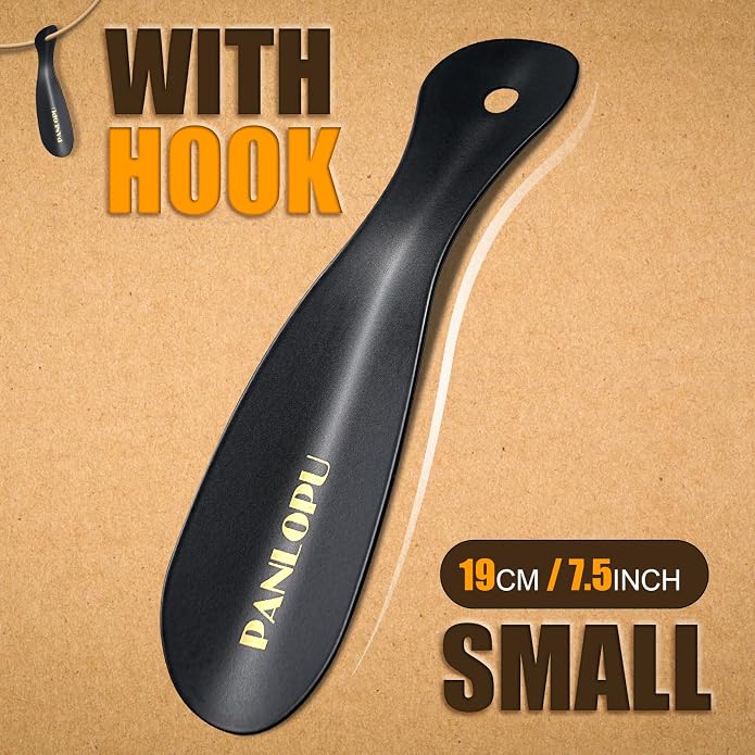 Metal Shoe Horn 7.5Inch Portable Quality Stainless Steeln Shoe Horn Fashion Travel