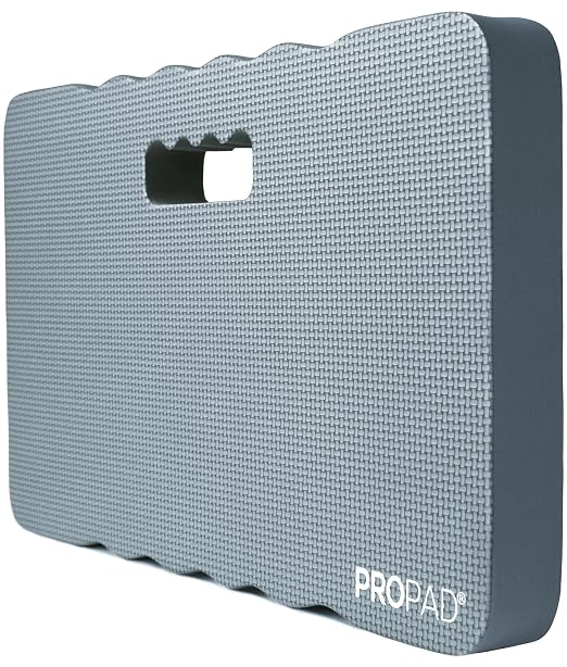 Thick Kneeling Pad, Garden Kneeler for Gardening, Bath Kneeler for Baby Bath, Kneeling Mat for Exercise & Yoga, Knee Pad for Work, Floor Foam Pad, Extra Large (XL) 18 x 11 x 1.5 Inches, Gray