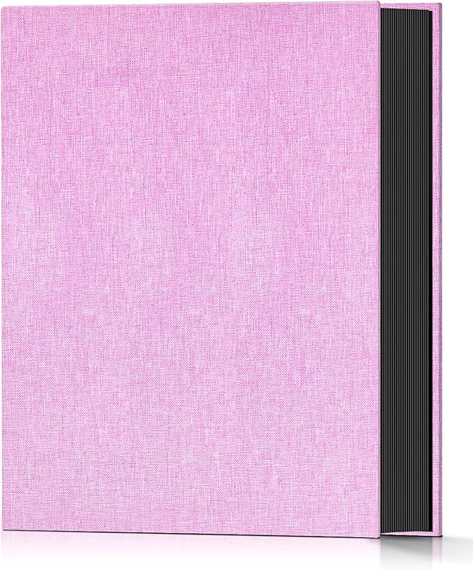 Popotop Photo Album 4x6 200 Pockets for Wedding Gifts,Linen Hardcover Picture Albums for Family Anniversary Baby Vacation Pictures