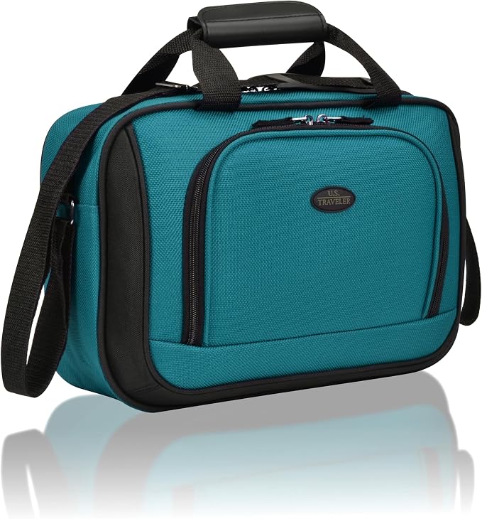U.S. Traveler Rio 14" Travel Tote Bag, Lightweight 1200D Carry-On Bag for Women & Men