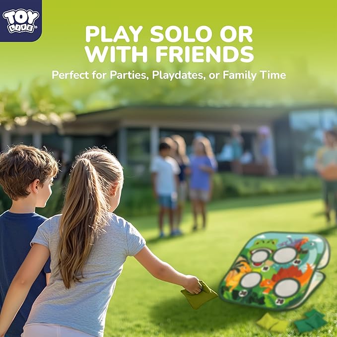 TOY Life Toddler Outdoor Toys for Kids Ages 4-8, Bean Bag Toss, Outside Yard Games for Kids Cornhole, Indoor Lawn Backyard Games Birthday Family Party Toddler Game, Gift for Boys 3 4 5 6 7