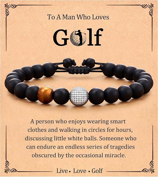 Baseball/Soccer/Basketball/Hockey/Golf/Football Bracelet Gifts for Boys Men