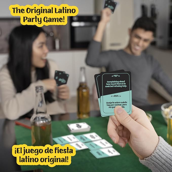 Dios Mio! Latino Party Game - 275 English y Espanol Cards for Latinos, Ages 17+ and 2+ Players | 275 cartas en inglés y español para Latinos, mayores de 17 años y 2+ jugadores