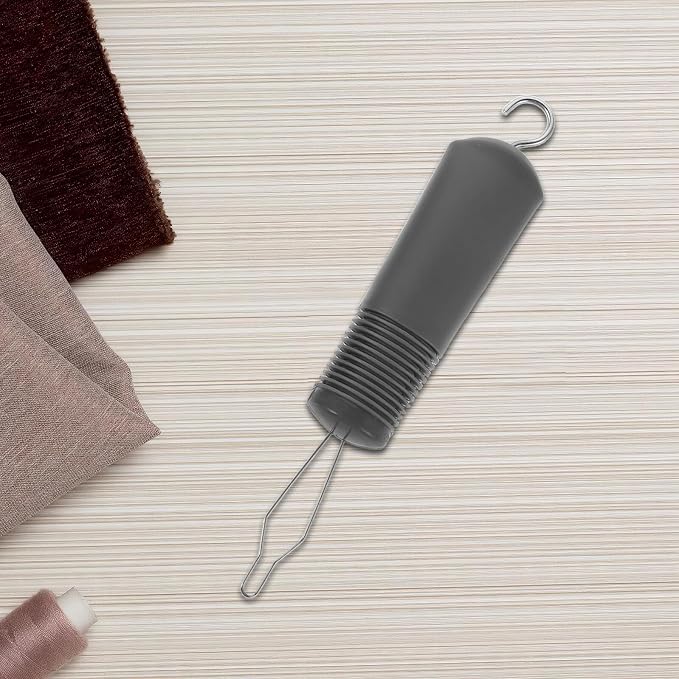 OUNONA Button Hook and Zipper Puller Dressing Aid 2pcs Adaptive Equipment for Seniors Arthritis Disabled One-Handed Button and Zipper Assist Tool for Easy Dressing
