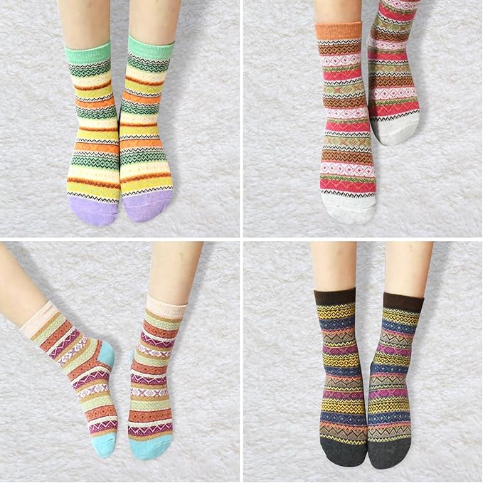 besky Warm Socks for Women Cozy Fuzzy Winter Socks