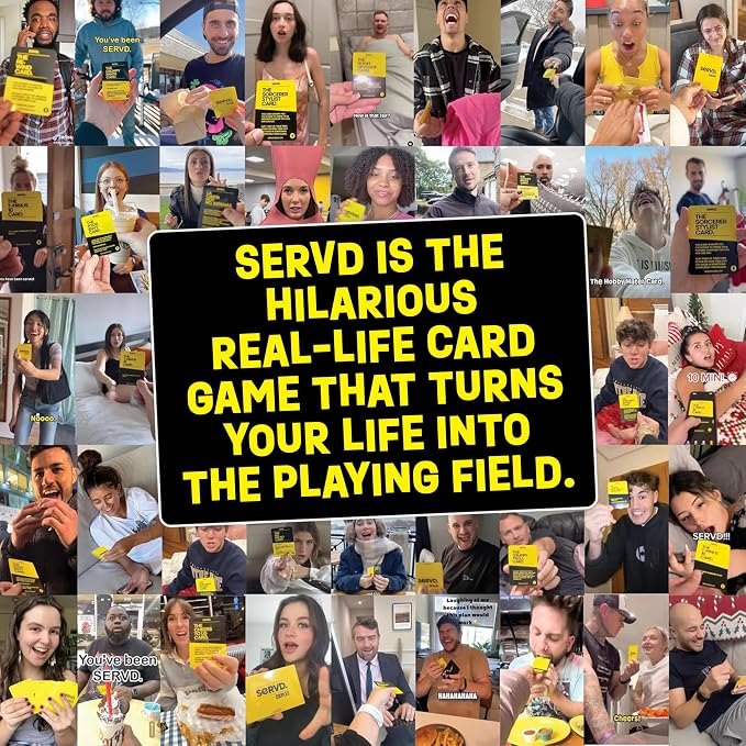 Hasbro Games SERVD Couples Game – Hilarious Real-Life Card Game for Partners – Funny Gifts for Anniversary, Date Nights, Valentine’s Day – 2 Players – Ages 17+