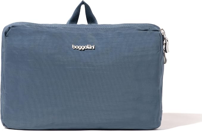 Baggallini Carryall Expandable Lightweight Travel Tote 22" Packable Folding Compact Nylon Washable Weekender w/Luggage Sleeve