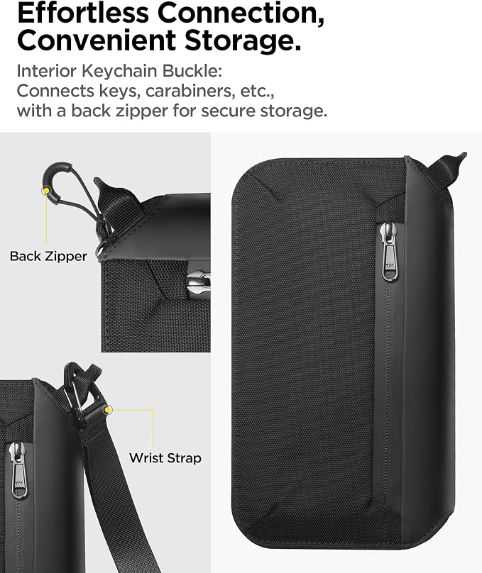 Spigen Life Passport Card Cover Holder, RFID Blocking | Travel Document Organizer, SIM Card Pin Included - Black