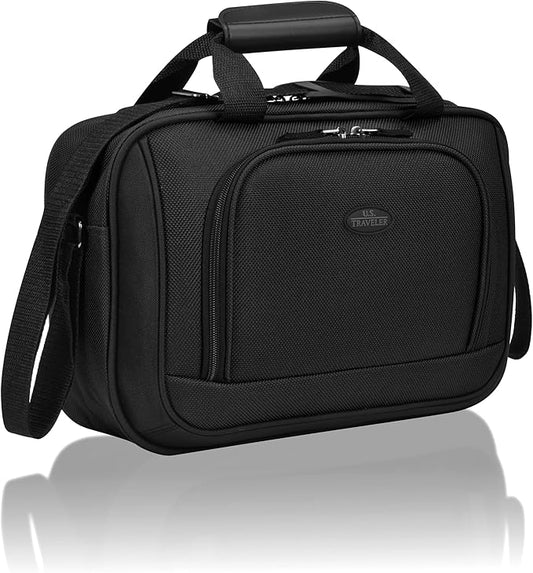 U.S. Traveler Rio 14" Travel Tote Bag, Lightweight 1200D Carry-On Bag for Women & Men