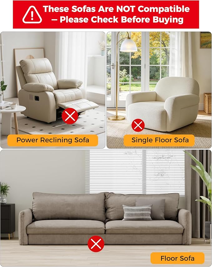Couch Stand Assist Aid for Elderly, Sofa Chair Lift Assist Devices for Seniors Sit to Stand, Standing Aids & Supports, Pregnancy, Disabled, Floor Gap Height ≥ 1.4" Leg Gap ＞24", Grey