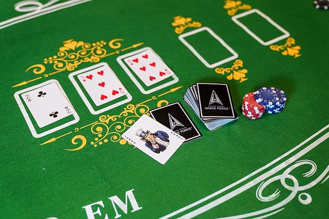 Military Gift Shop Premium United States Space Force Playing Cards - Stellar Quality USSF Deck of Cards - Space Force Gifts | Space Force Playing Cards