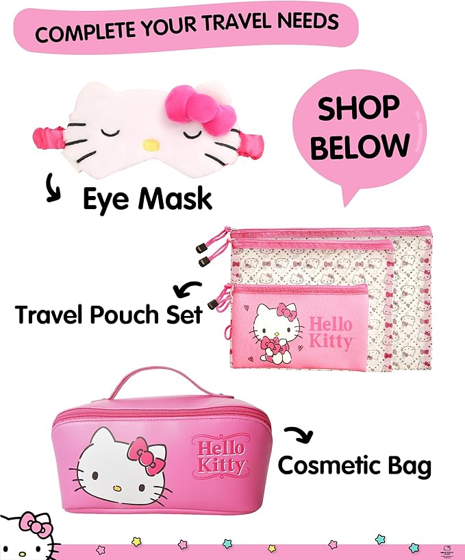 Hello Kitty Passport Cover for Travel Official License, Sanrio Gifts | Cute Passport Holder, Hello Kitty Travel Accessories, Passport Case