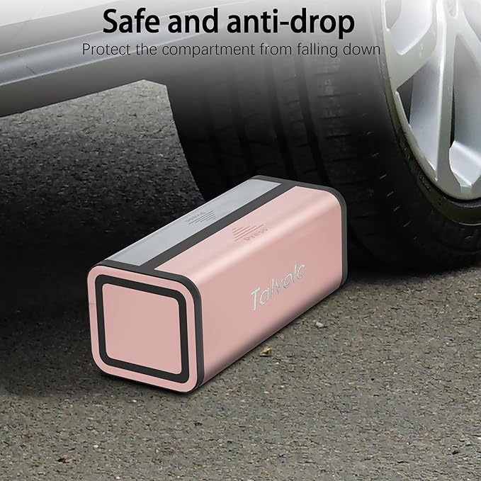 Pill Organizer, Weekly 2 Times a Day for 7 Day Leather Medicine Box Travel Container, Removable Am Pm Vitamin Case, Twice Daily Privacy Pill Holder, Portable Pillbox (Silver and Pink)