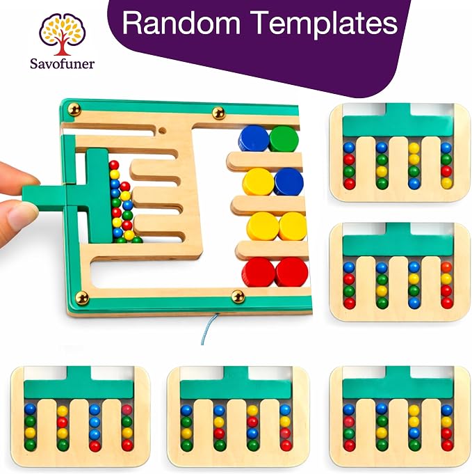 Alzheimers Products for Elderly, Dementia Fidget Toys for Seniors, Handhold Games Memory Care Activities for Parkinson Patients, Easy Cognitive Puzzle Magnetic Maze Matching Board Crafts Gadgets Gifts