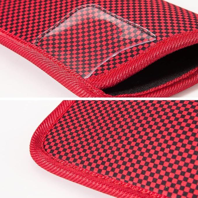 TRIUMPH VISION 3 Pack Reading Glasses Pouch Soft Case Eyeglass Sleeve Slim | Alternative to Bulky Case in bag, Lightweight Lined Padded Protect Optical lens Slip in, Cute Pattern Portable for Daily Use