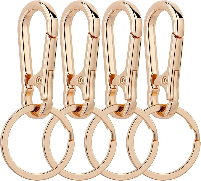Wikavanli Metal Keychains Keyring Key Chain Ring Clip Holder Organizer for Home Car Keys Key Finder Women Men