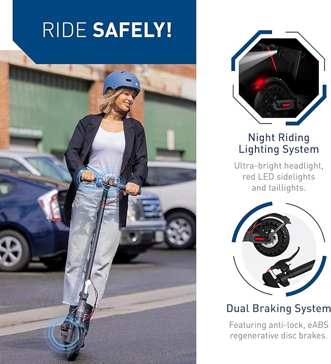 Hiboy S2/S2 MAX Electric Scooter, 350/500W Motor, 8.5/10" Tires, 17/40.4 Miles Range E Scooter, 19 Mph Folding Commuter Electric Scooter for Adults