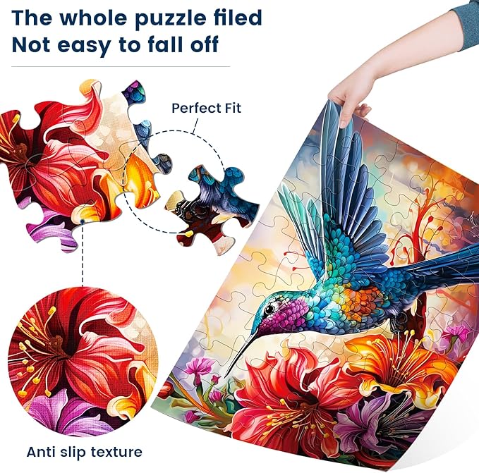 3 Packs 48 Large Piece Puzzle for Seniors - Dementia Puzzles for Elderly Adults,Alzheimer’s Puzzles Memory Cognitive Games for Elderly Seniors with 3 Storage Bags