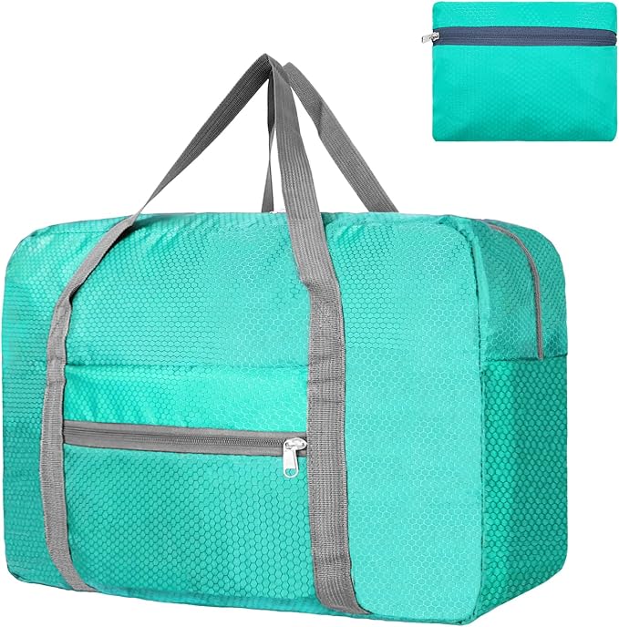 For Spirit Airlines Personal Item Bag 18x14x8 Foldable Carry on Bags for Airplanes Travel Duffel Bags for Women and Men