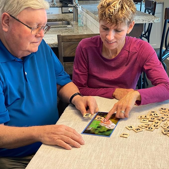 Generic Spell Check | Senior Word Game | Dementia Activities | Spelling Game | Alzheimer's Game | Dementia Gift | Nursing Home Activity