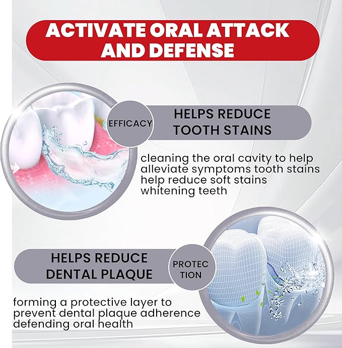 SP-6 Probiotic Whitening Toothpaste – Advanced Formula with 6 Probiotics for Brighter Teeth & Healthier Gums, Enamel-Friendly, Fresh Peppermint, Long-Lasting Clean