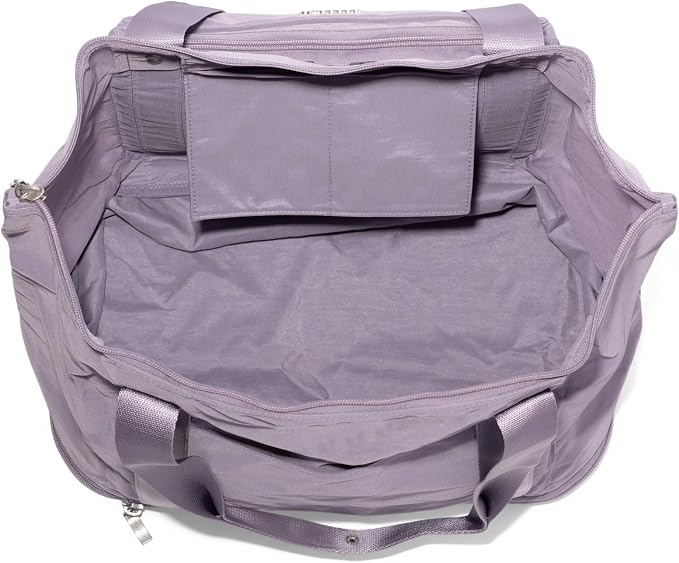 Baggallini Carryall Expandable Lightweight Travel Tote 22" Packable Folding Compact Nylon Washable Weekender w/Luggage Sleeve