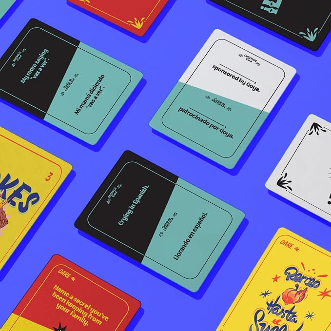 Dios Mio! Latino Party Game - 275 English y Espanol Cards for Latinos, Ages 17+ and 2+ Players | 275 cartas en inglés y español para Latinos, mayores de 17 años y 2+ jugadores