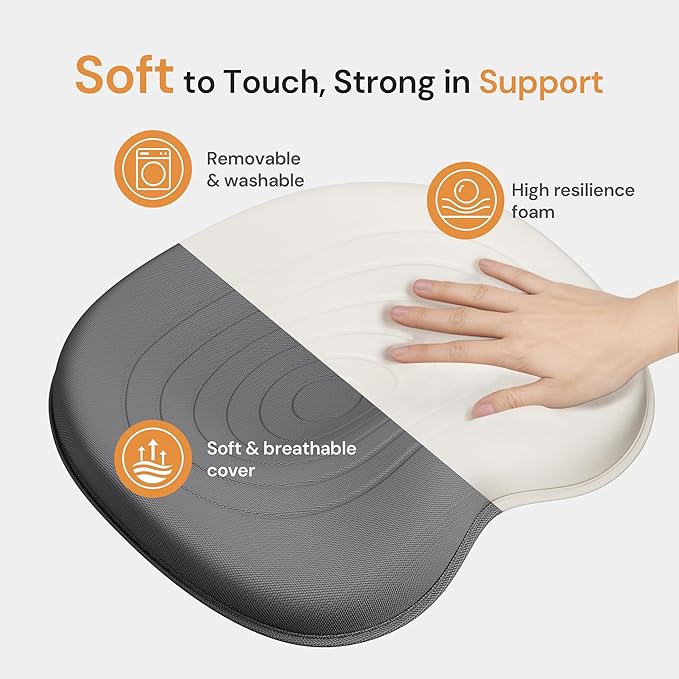 CabSupport M3 Ergonomic Seat Cushion Dynamic Lumbar Support Spineseat Patented Spine Alignment Ergonomic Posture Corrector, Ideal for Seniors & Teens, Breathable Design for Home, Office, Car& Gaming