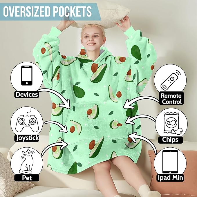 Wearable Blanket Hoodie For Mom Wife Best Ever Hoodie- Christmas Gift From Husband Daughter Anniversary Birthday