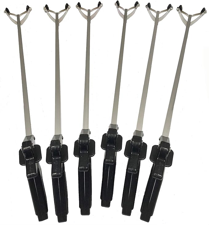 EZ Reacher - Heavy Duty Grab-It Reaching Tool - Grabber Reacher with 4.5 Inch Jaws, Can Lift a Dime to 8 lb. Brick, Lightweight, Sturdy, Ideal for Commercial, Maintenance, Seniors, 40", 6 Pack