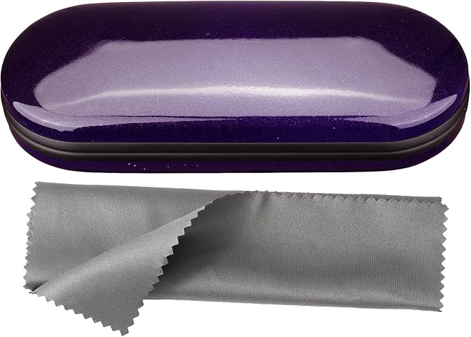 Vemiss Hard Shell Eyeglass Cases, Lightweight Portable Glasses Case for Women Men