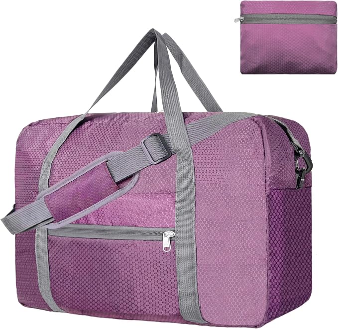 For Spirit Airlines Personal Item Bag 18x14x8 Foldable Carry on Bags for Airplanes Travel Duffel Bags for Women and Men