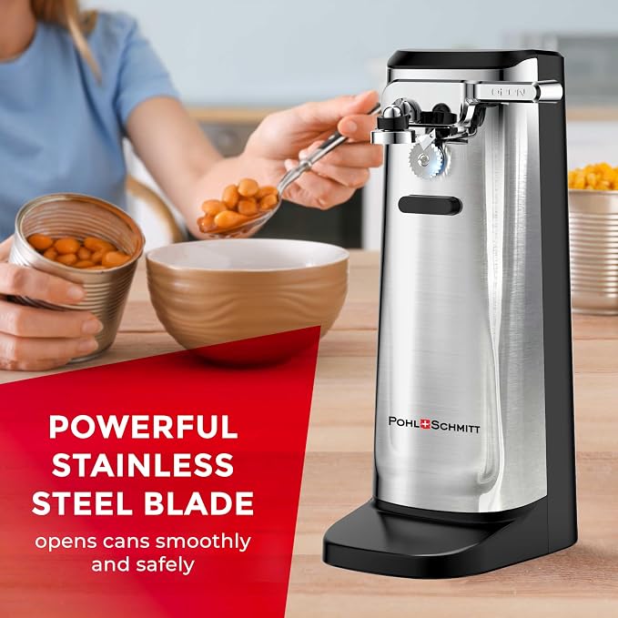 POHL SCHMITT Electric Can Opener | Knife Sharpener, Bottle Opener