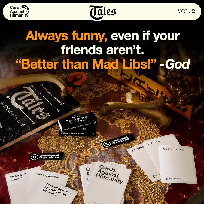 Cards Against Humanity Tales Vol. 2 • A New Twist on The Classic Adult Party Game • Fill in The Blanks of Horrible Stories with Your Cards