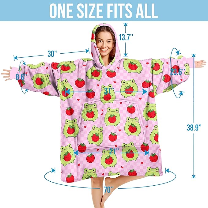 Wearable Blanket Hoodie For Mom Wife Best Ever Hoodie- Christmas Gift From Husband Daughter Anniversary Birthday