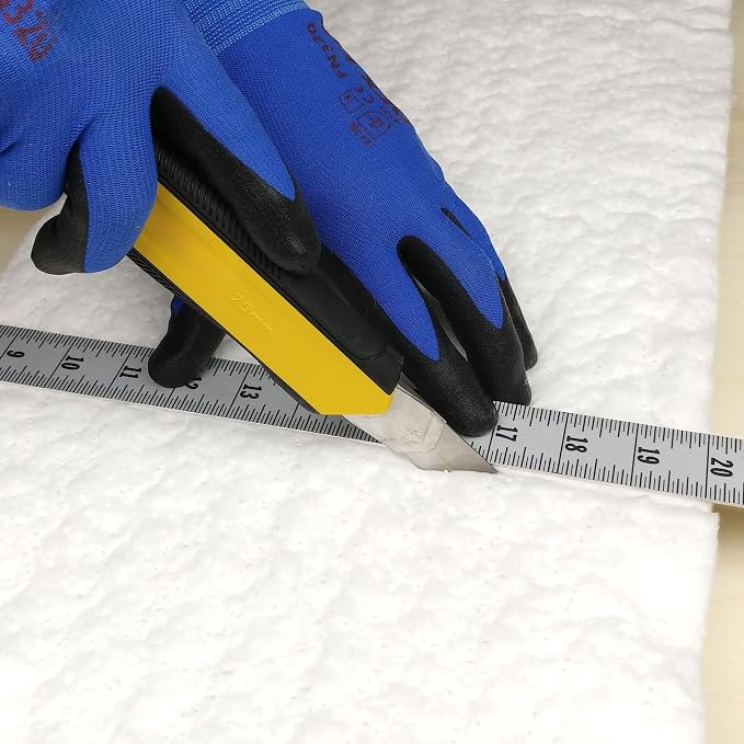 Ceramic Fiber Insulation, 1" Thick x 12" x 24", 2400F Fireproof Insulation Blanket, 3023E