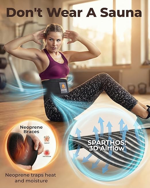 Sparthos Back Support Belt - Relief from Back Pain, Sciatica, Herniated Disc - Lower Backbrace With Lumbar Pad For Home & Lifting At Work - For Men & Women - Fits 24–31″ Waist (X-Small, Check Sizing)