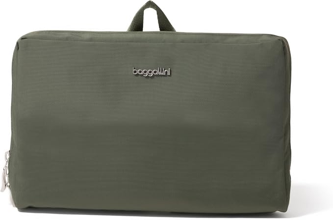 Baggallini Carryall Expandable Lightweight Travel Tote 22" Packable Folding Compact Nylon Washable Weekender w/Luggage Sleeve