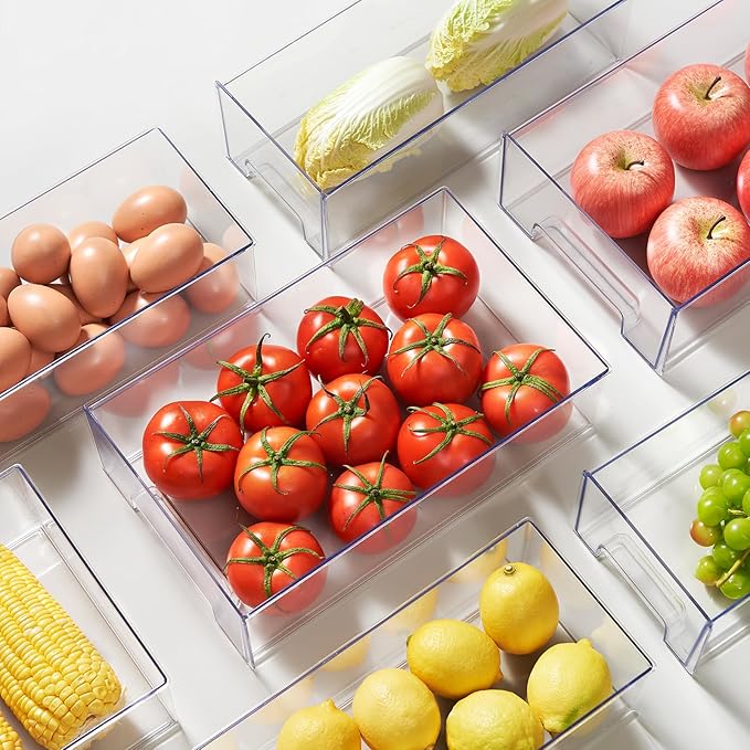 clear Drawer-Type Plastic Storage Box Bins Organizer，Family First Aid Kits Medicine cabinet Box Organizer,Closet ，Shelf，Ointments, Adhesive Bandages，Cosmetics,Office Items (clear, 6L)